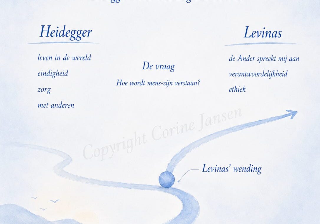 Heidegger verlaten zonder hem over te slaan